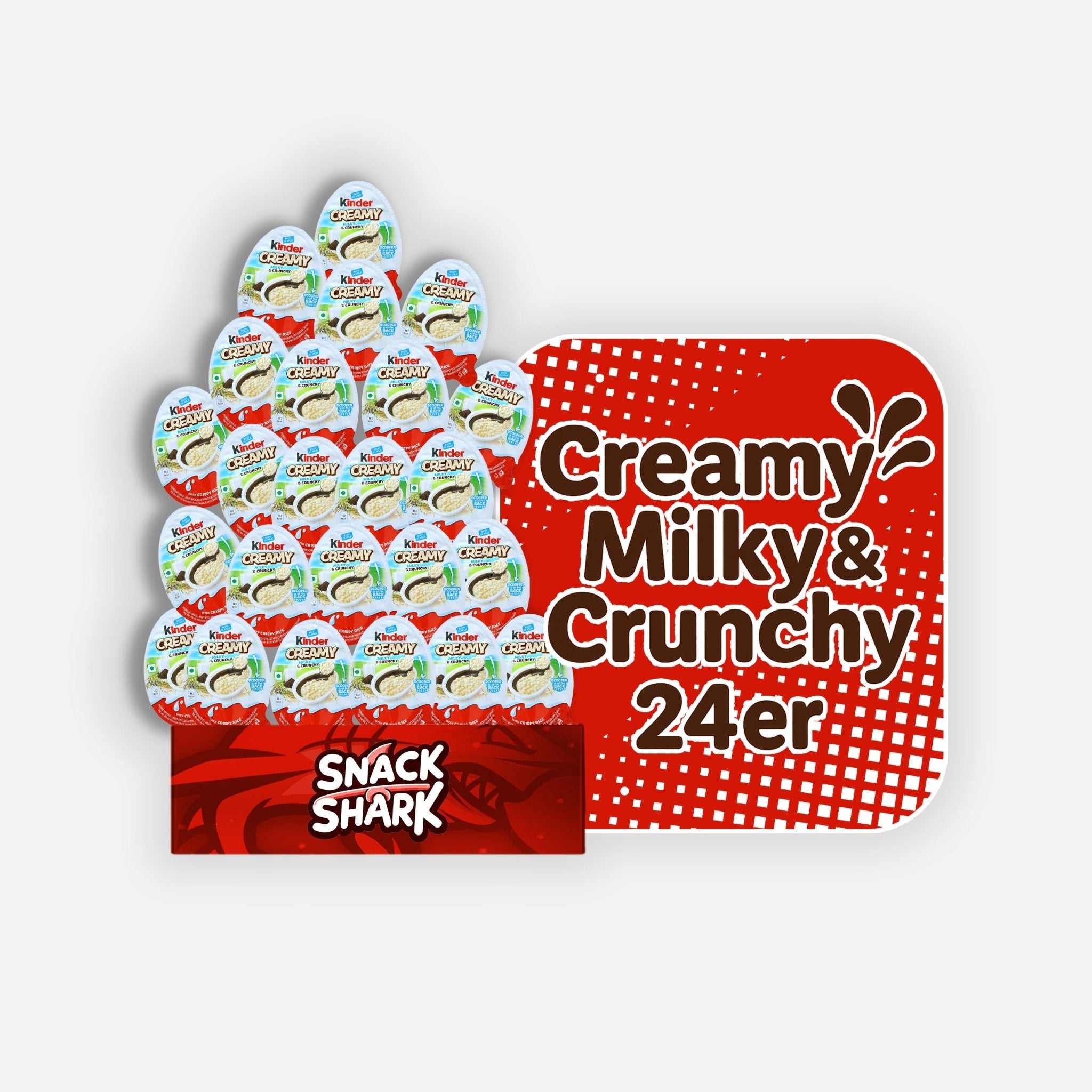 Kinder Creamy 19g - 24er - Packung - Snack Shark