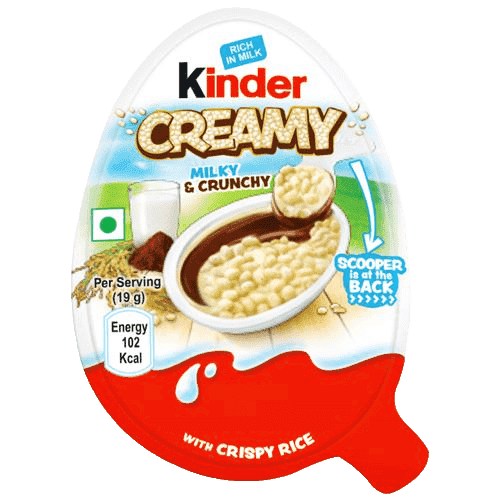 Kinder Creamy Milky & Crunchy 19g - Snack Shark