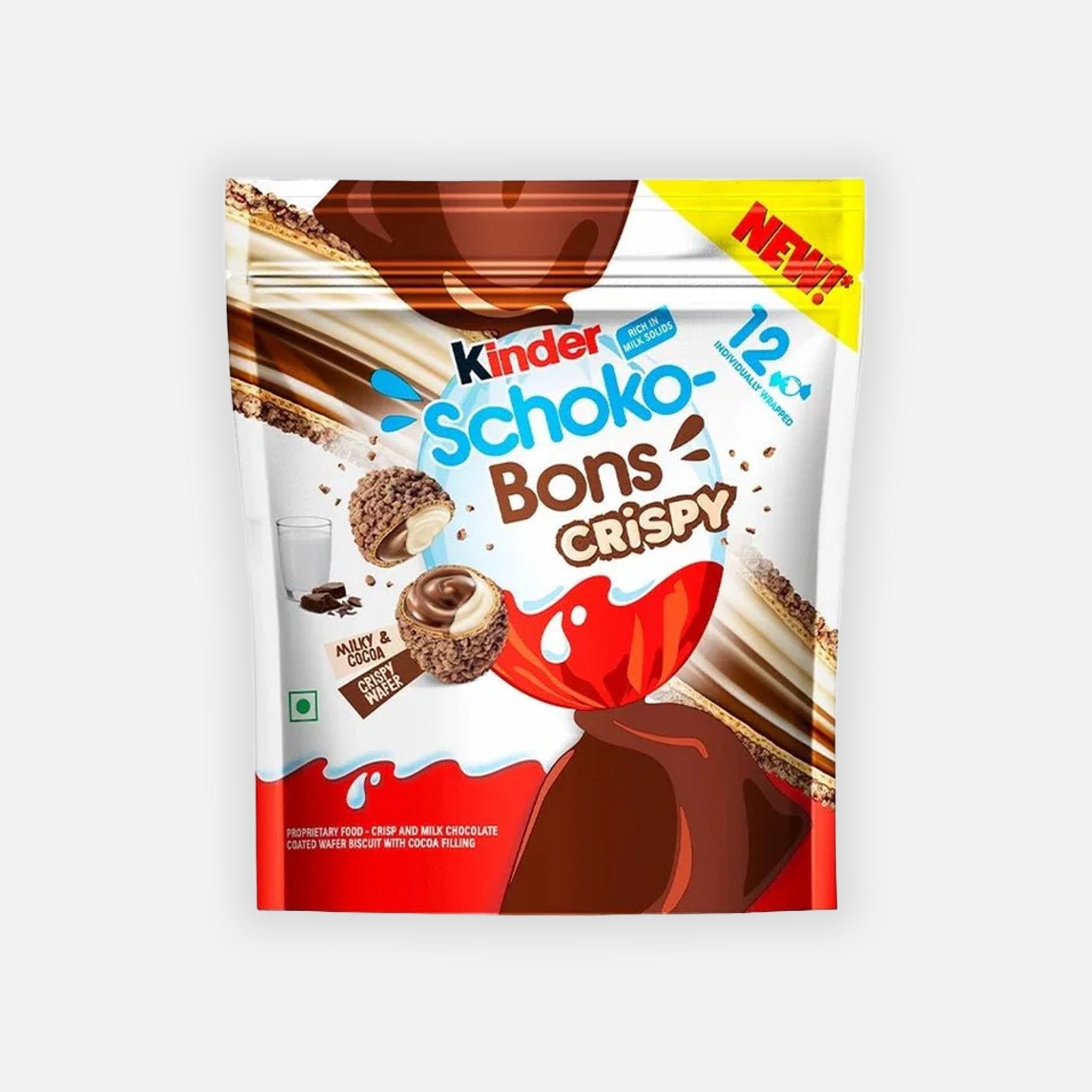 Kinder Schoko - Bons Crispy 67g - Snack Shark