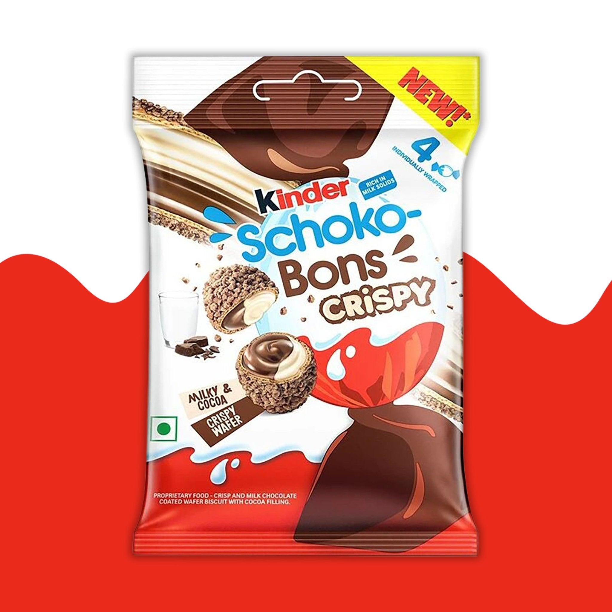 Kinder Schokobons Crispy 22,4g - Snack Shark
