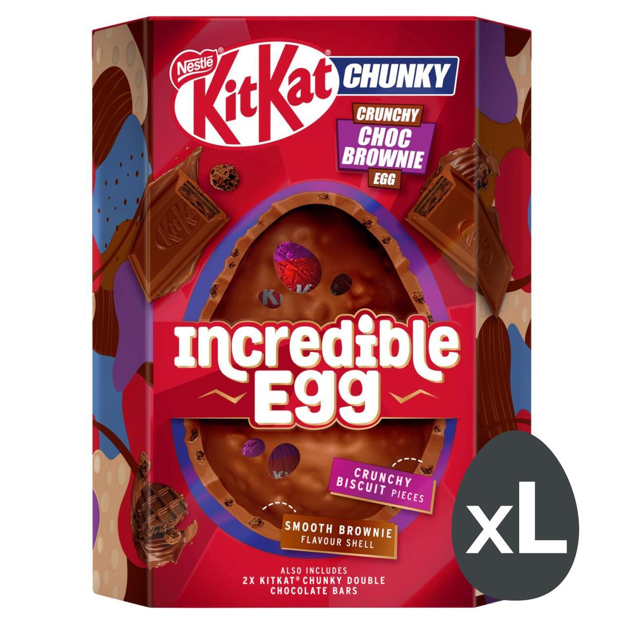 KitKat Double Chocolate Brownie Incredible Egg (384 g) - Snack Shark