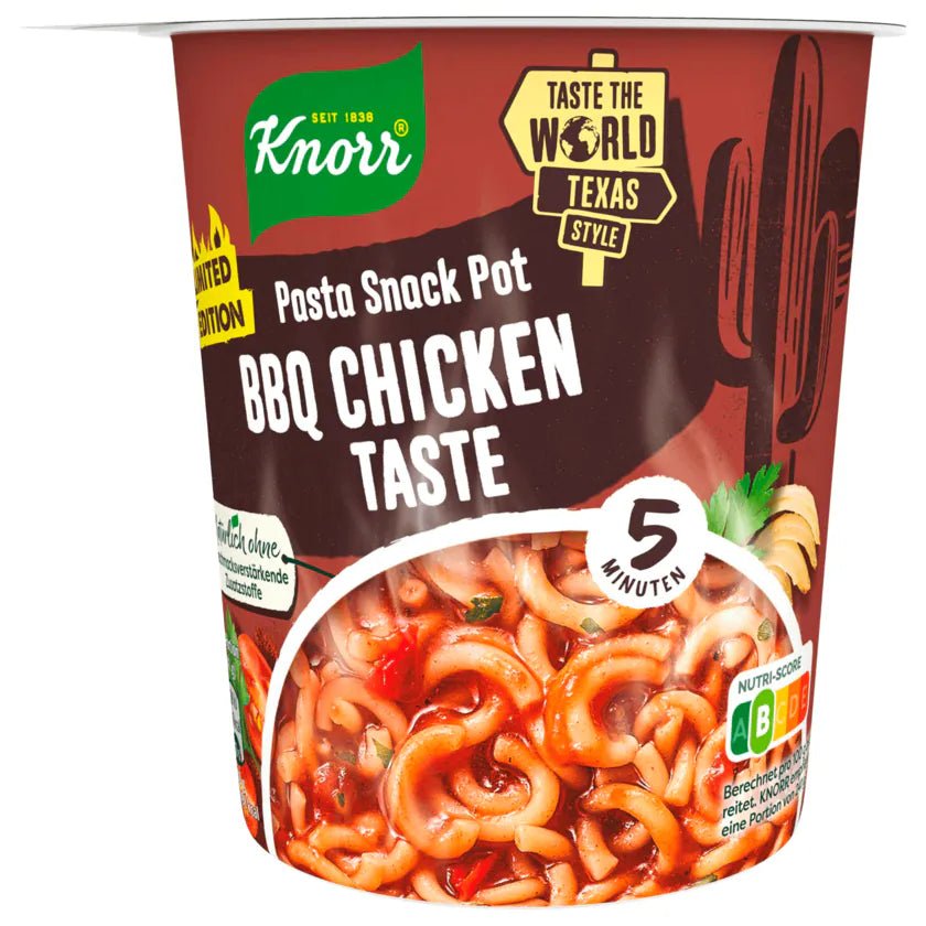 Knorr Pasta Snack Pot BBQ Chicken 61g - Snack Shark