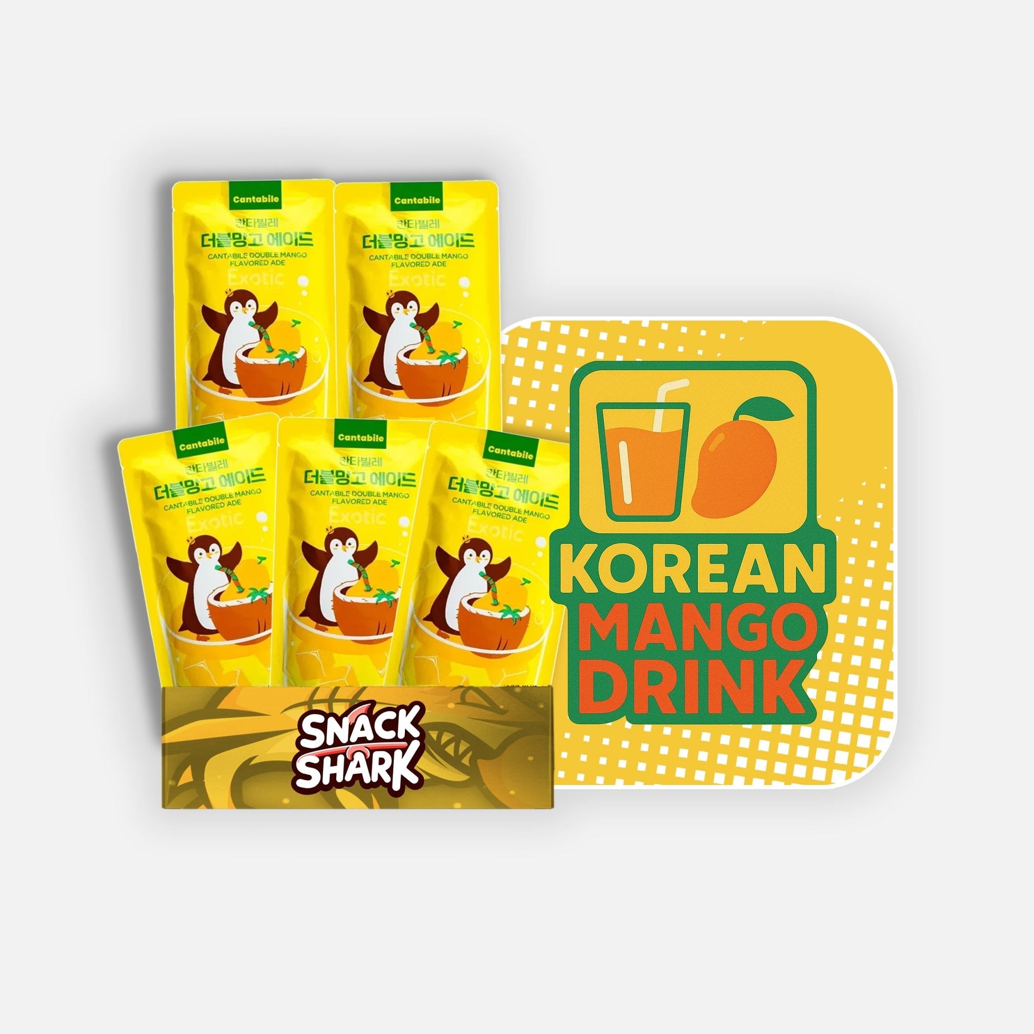 Korean MANGO Drink Box - Snack Shark