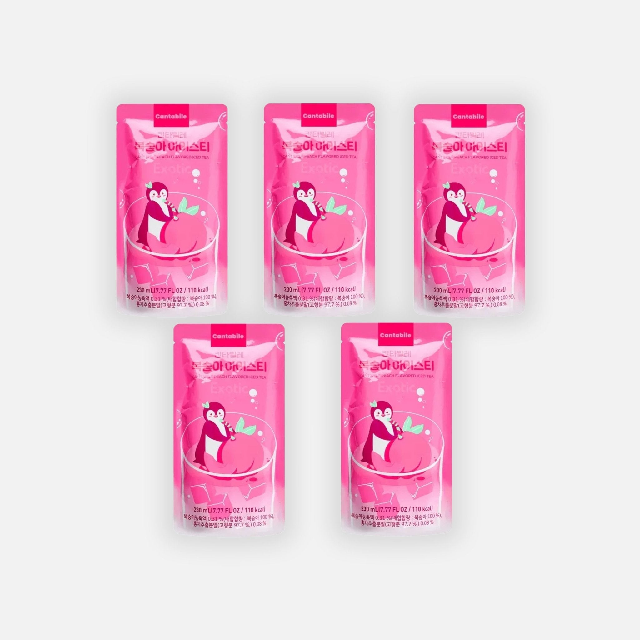 Korean PEACH Drink Box - Snack Shark