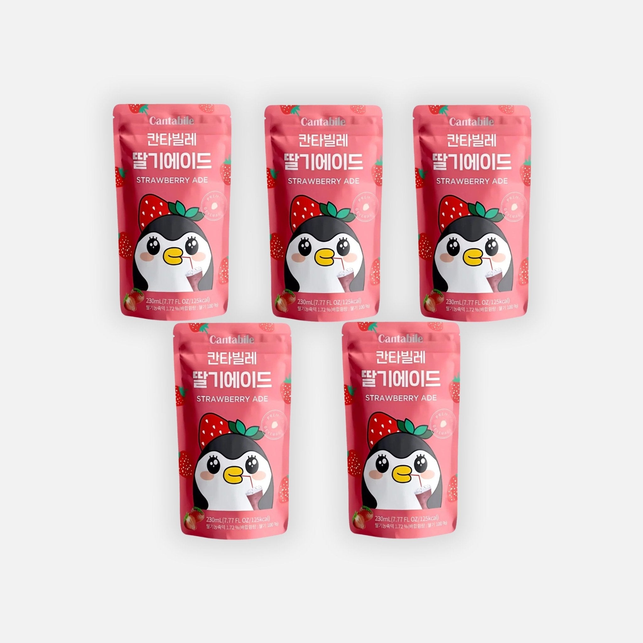 Korean STRAWBERRY Drink Box - Snack Shark