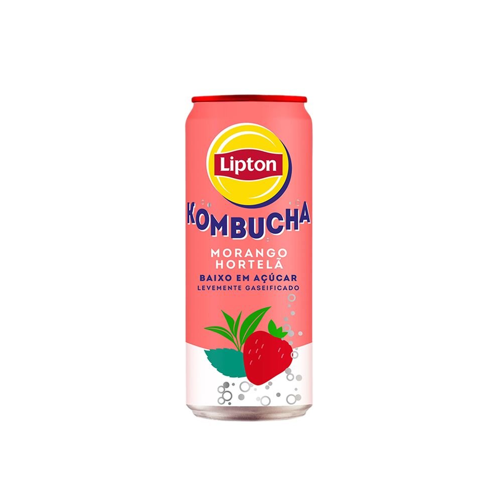 Lipton Kombucha Strawberry & Mint - Snack Shark
