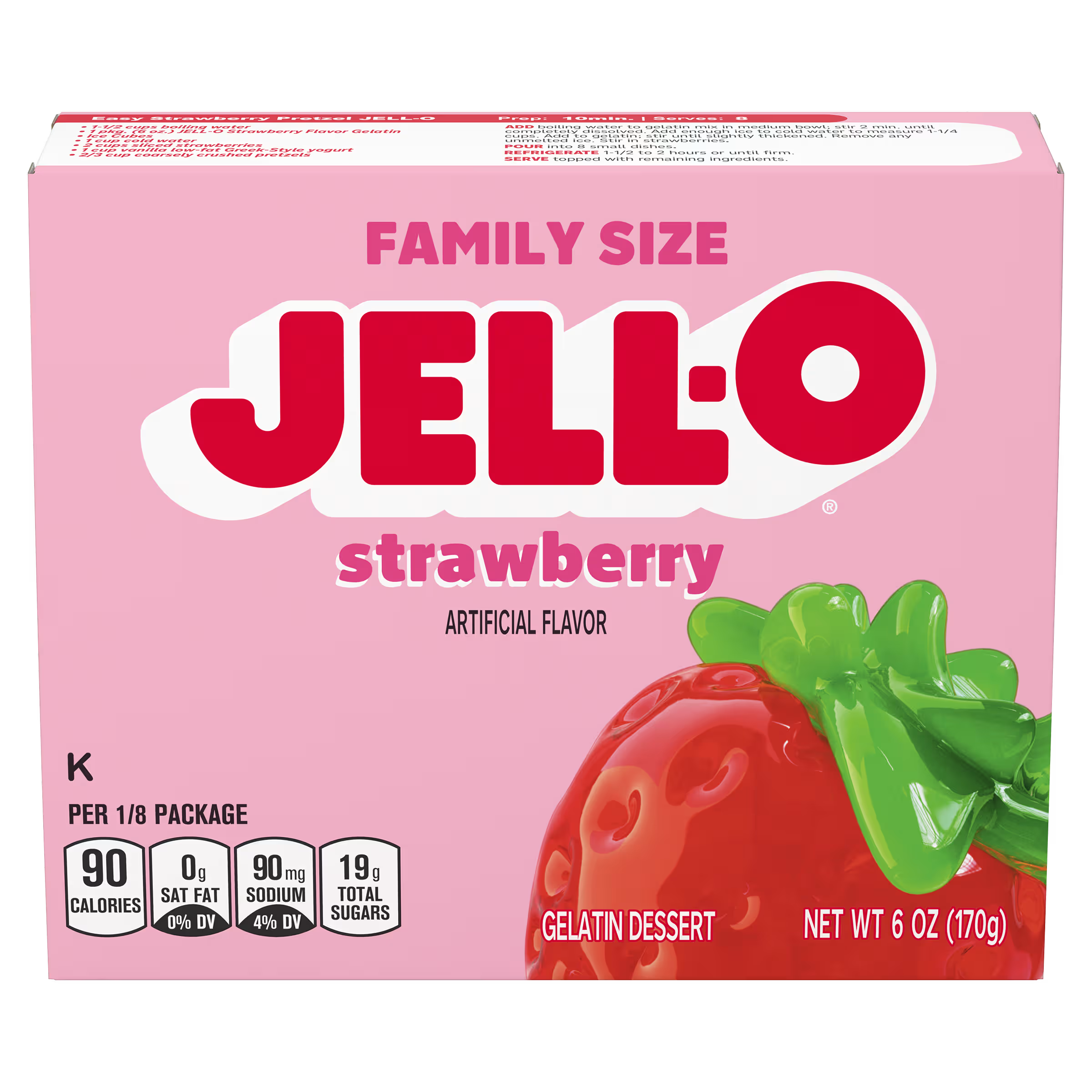 Jell-o Gelatin Strawberry