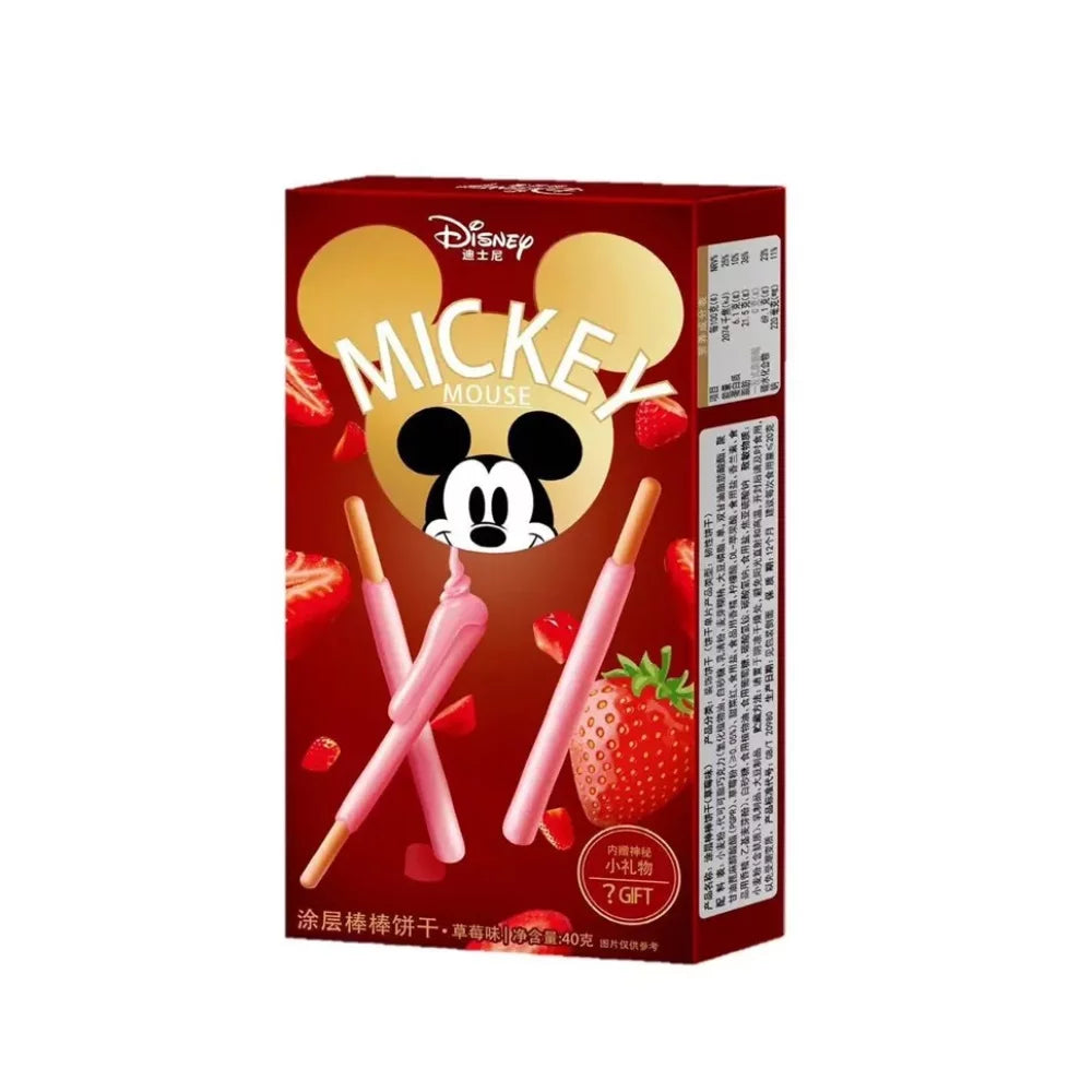 Mickey - Coated Sticks - Strawberry