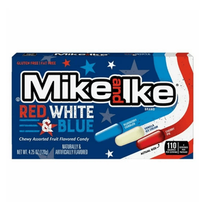 Mike and Ike Mega Mix Red White and Blue 120g