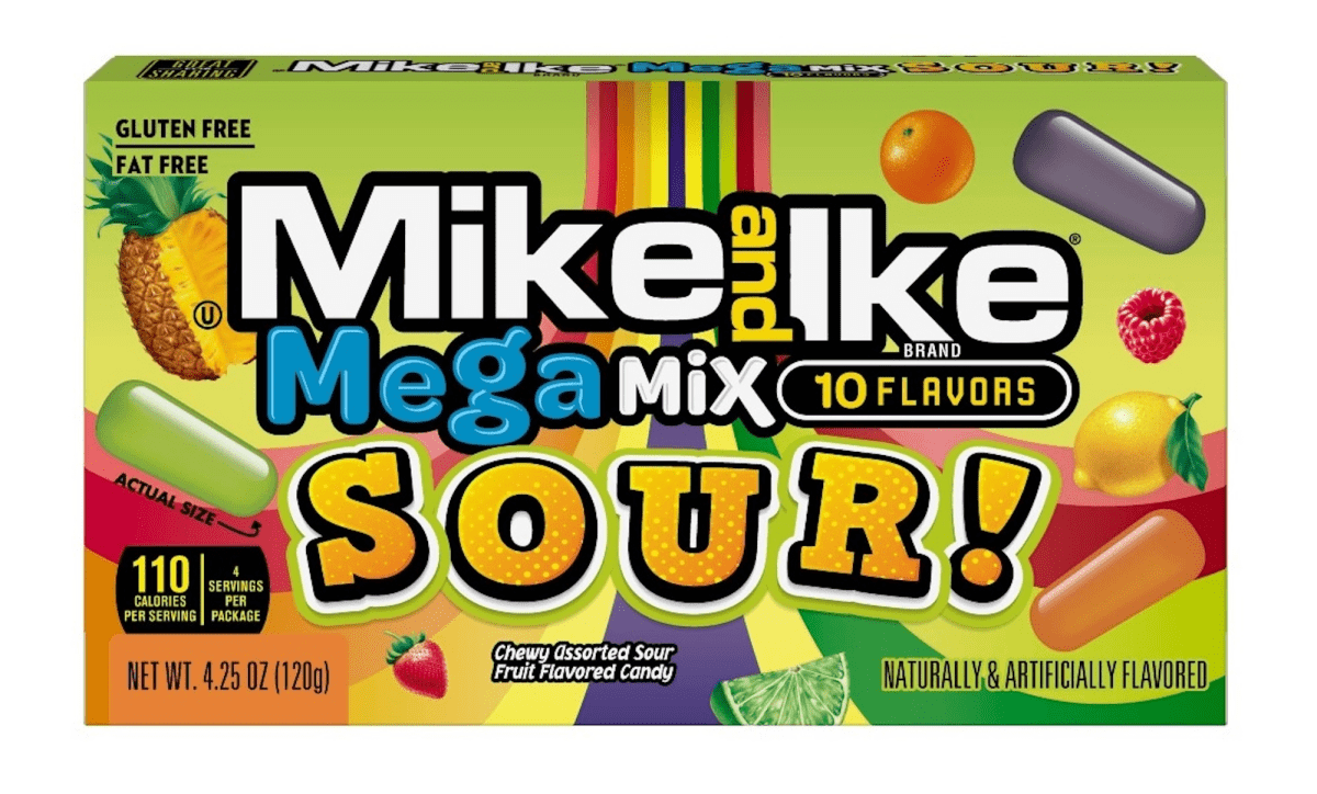 Mike and Ike Mega Mix Sour 120g - Snack Shark