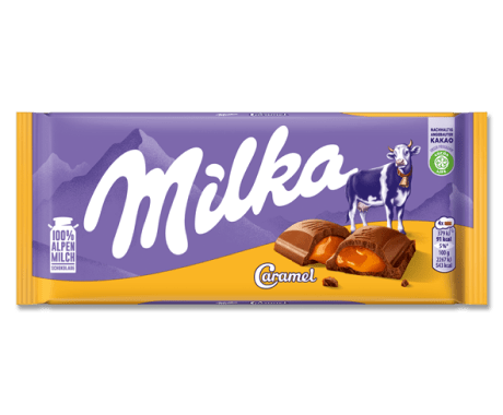 Milka Caramel 100g - Snack Shark