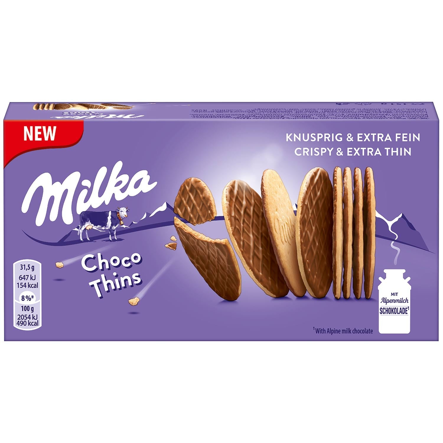 Milka Choco Thins 151g - Snack Shark