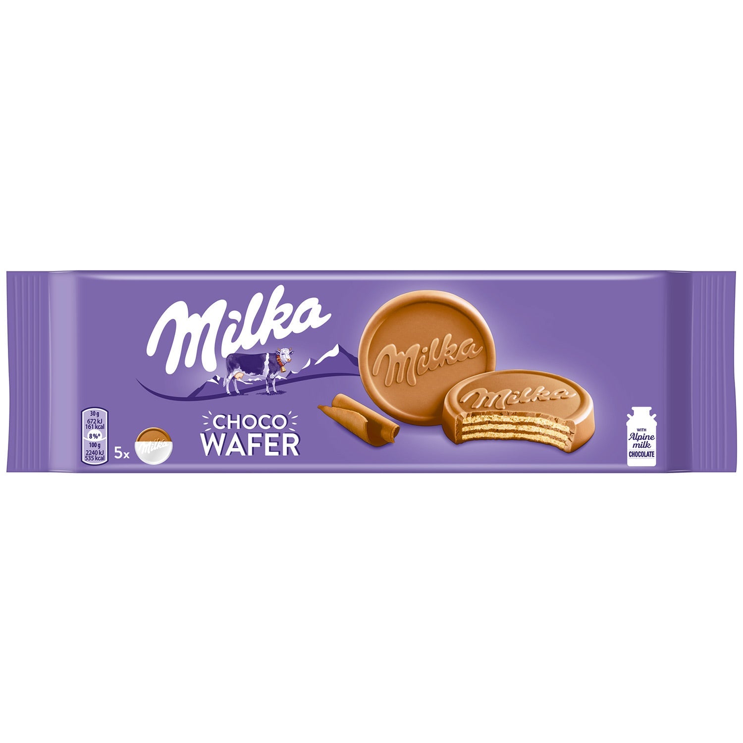 Milka Choco Wafer 5x30g - Snack Shark