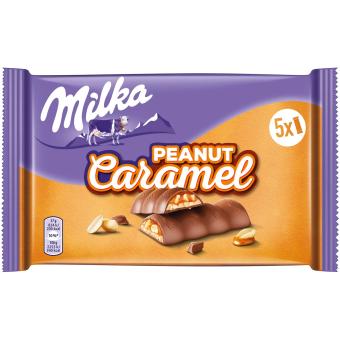 Milka Peanut Caramel Riegel 5x37g - Snack Shark