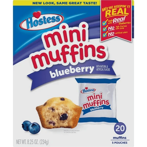 Mini Muffins Blueberry 234g - Snack Shark