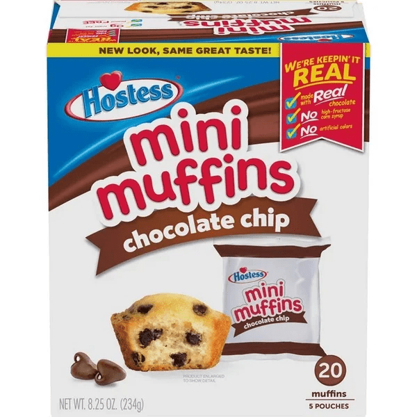 Mini Muffins Chocolate Chip 234g - Snack Shark