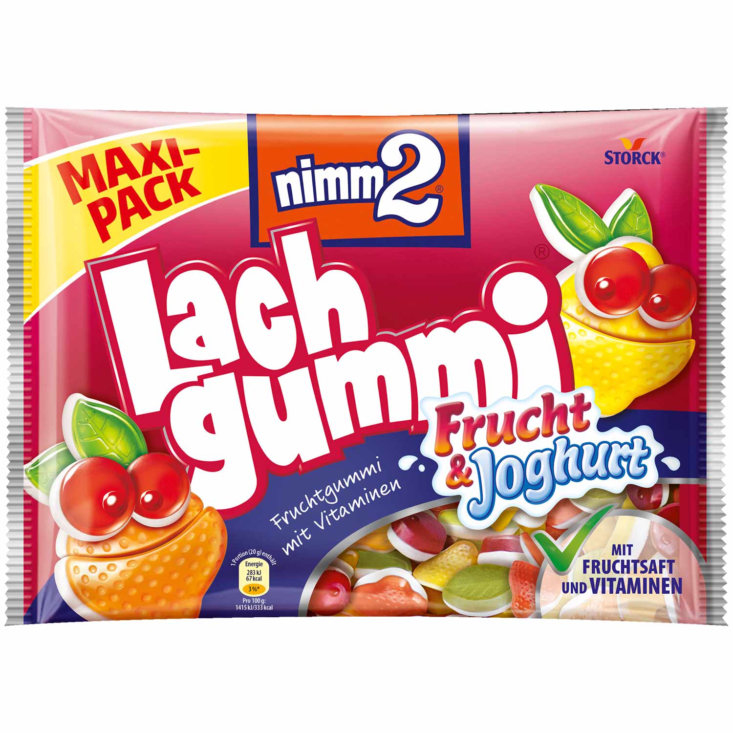 nimm2 Lachgummi Frucht & Joghurt - Snack Shark