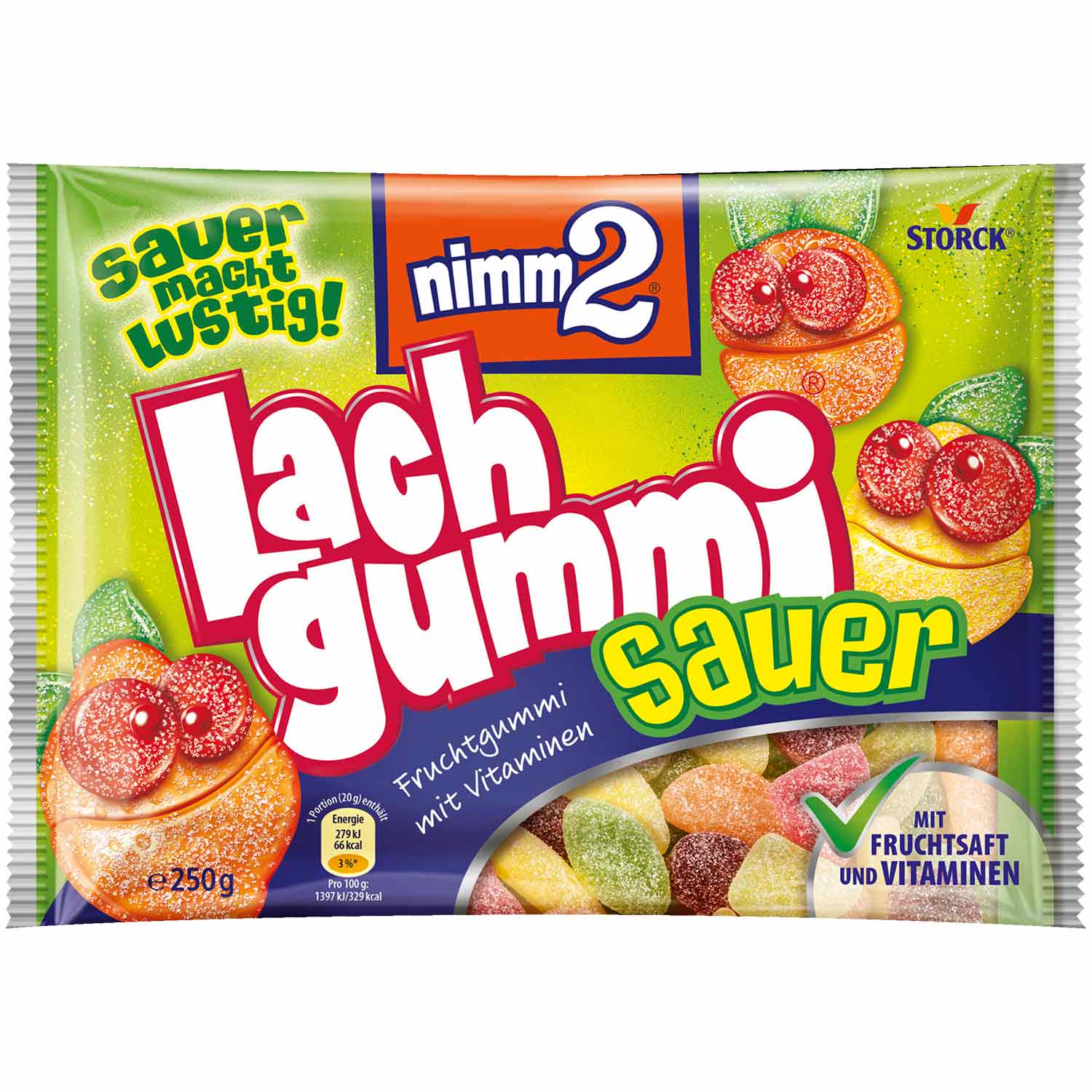 nimm2 Lachgummi sauer - Snack Shark