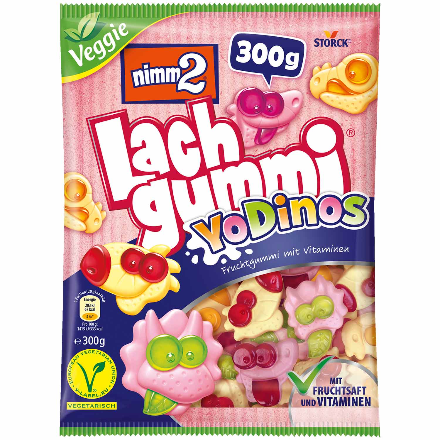 nimm2 Lachgummi YoDinos - Snack Shark