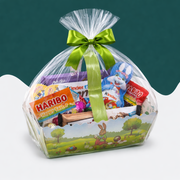 Oster Körbchen mit Schokolade & Süßwaren