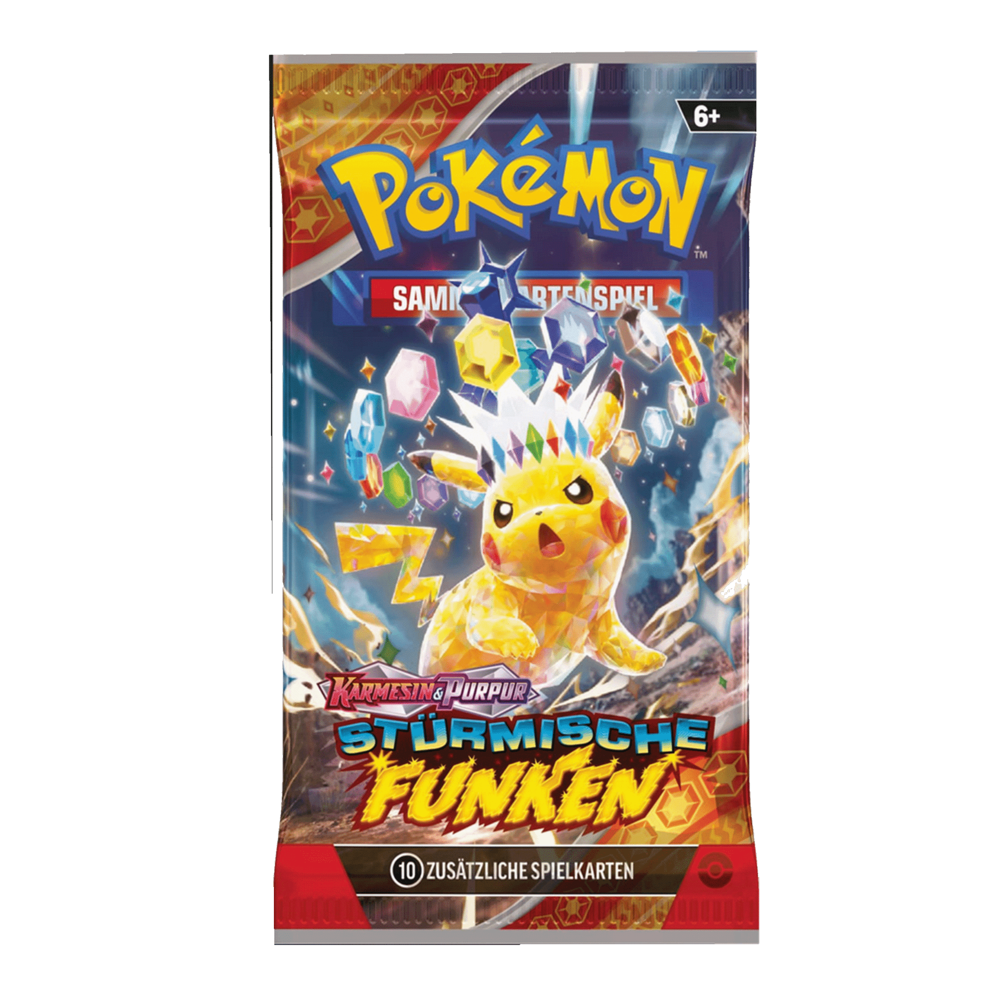 Pokémon Karmesin & Purpur – Stürmische Funken Booster - Snack Shark