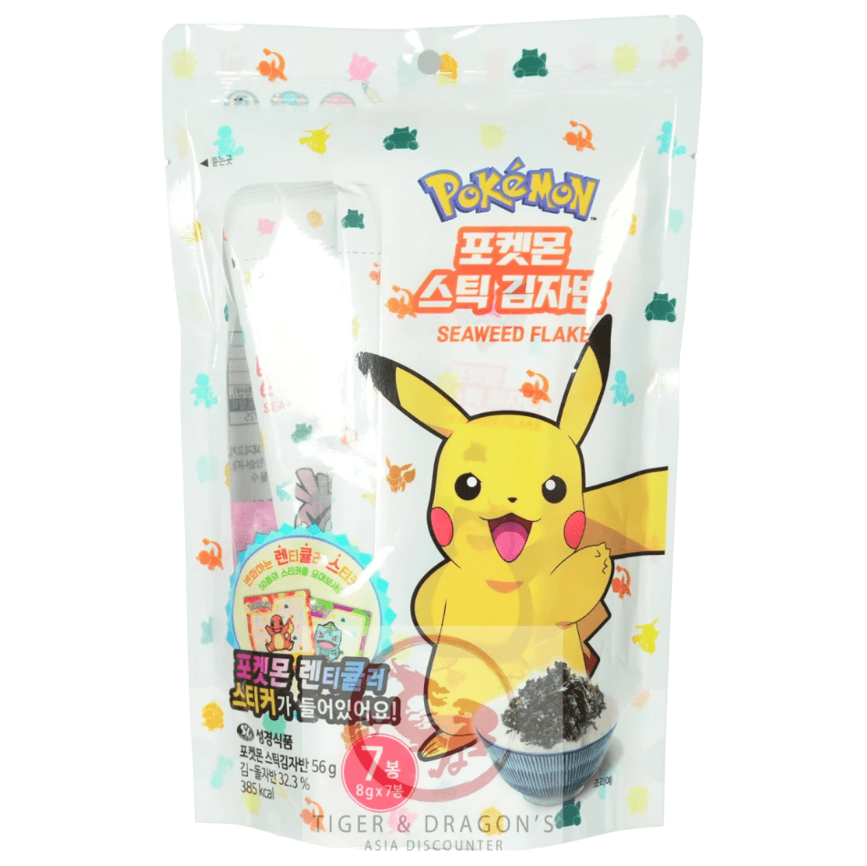 Pokemon Seaweed Flakes 56g - Snack Shark