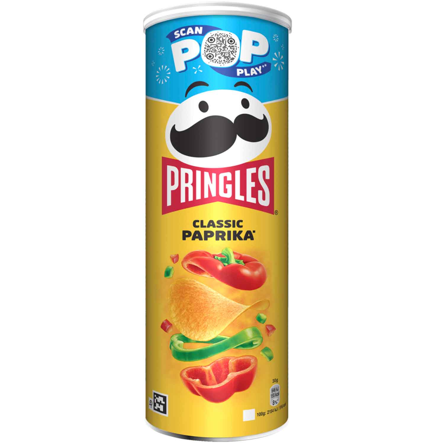 Pringles Classic Paprika 165g - Snack Shark