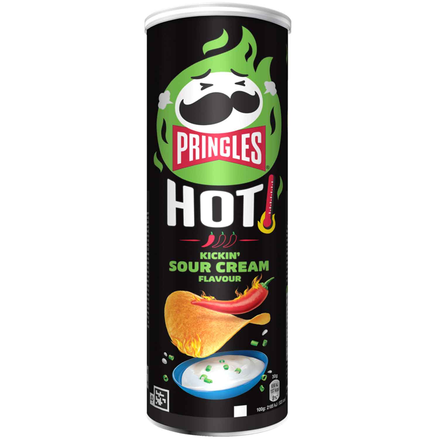 Pringles Hot Kickin' Sour Cream 160g - Snack Shark