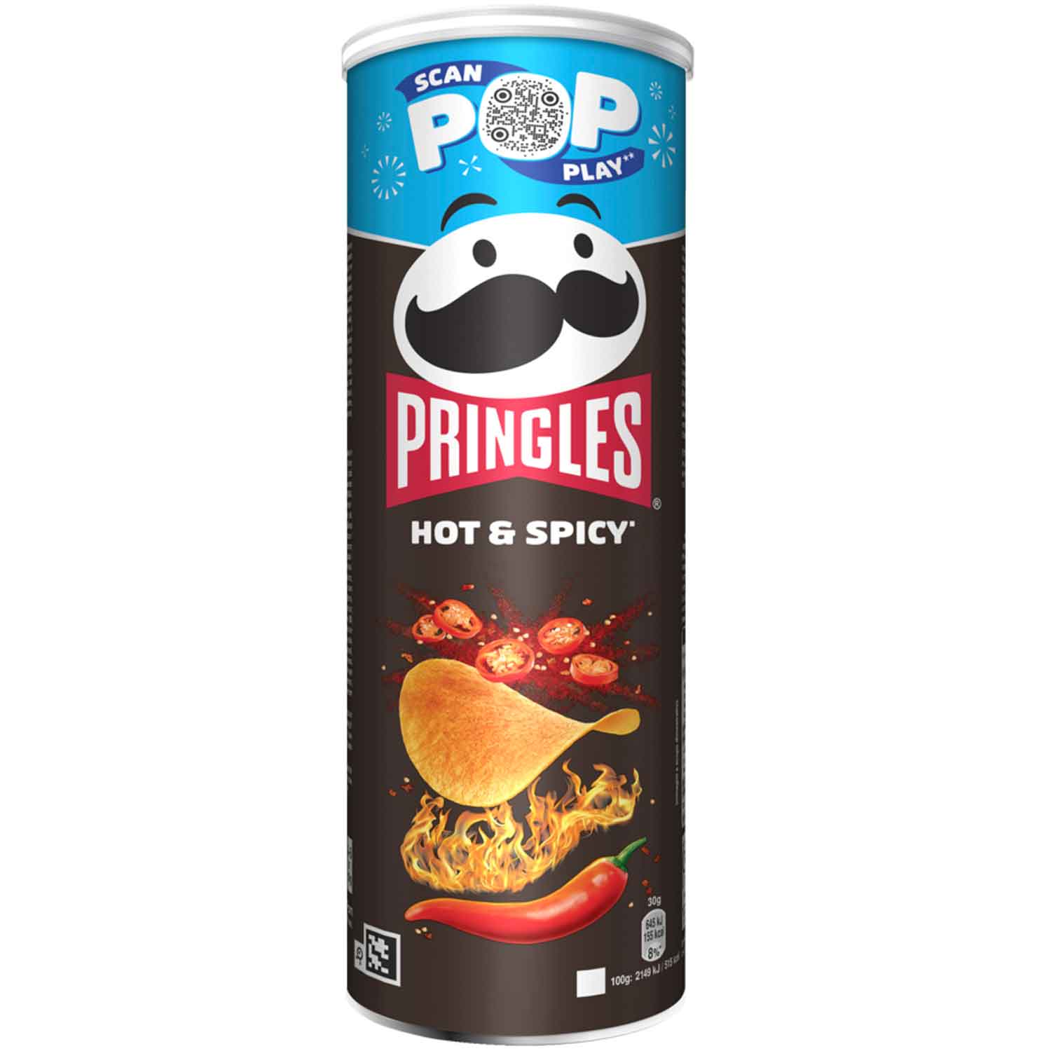 Pringles Hot & Spicy 165g - Snack Shark