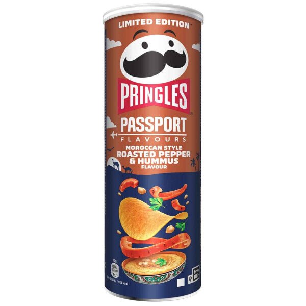 Pringles Passport Moroccan Style Roasted Pepper & Hummus - Snack Shark