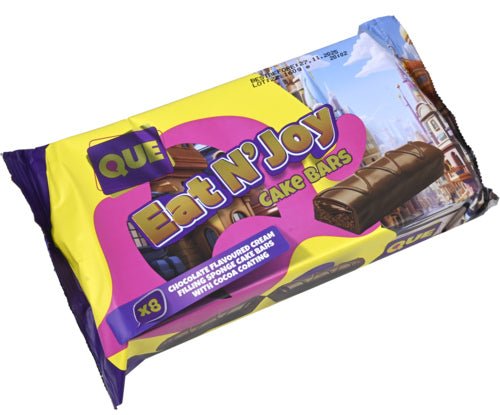 Que CakeBars Chocolate - 160g - Snack Shark