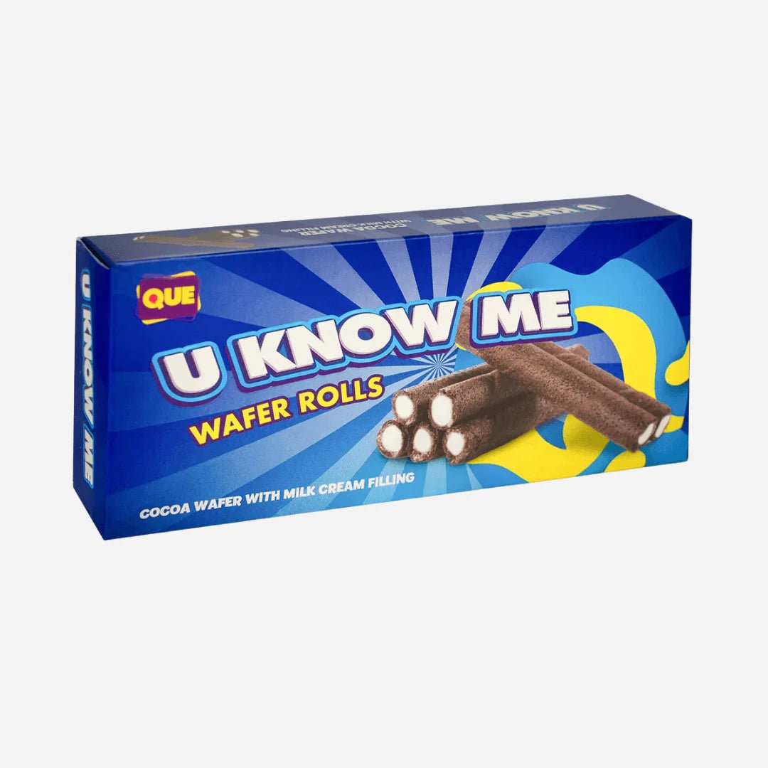 Que Wafer U Know me Rolls Milk - Snack Shark