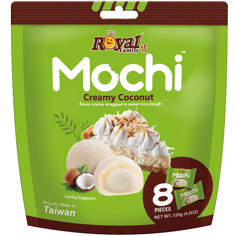 Royal Family Mochi Creamy Coconut 120g - Snack Shark