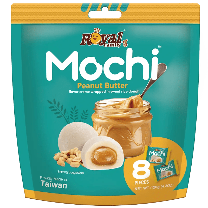 Royal Family Mochi Peanut Butter 120g - Snack Shark