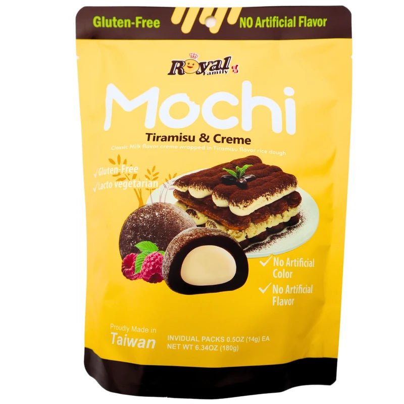 Royal Family Mochi Tiramisu & Creme 120g - Snack Shark