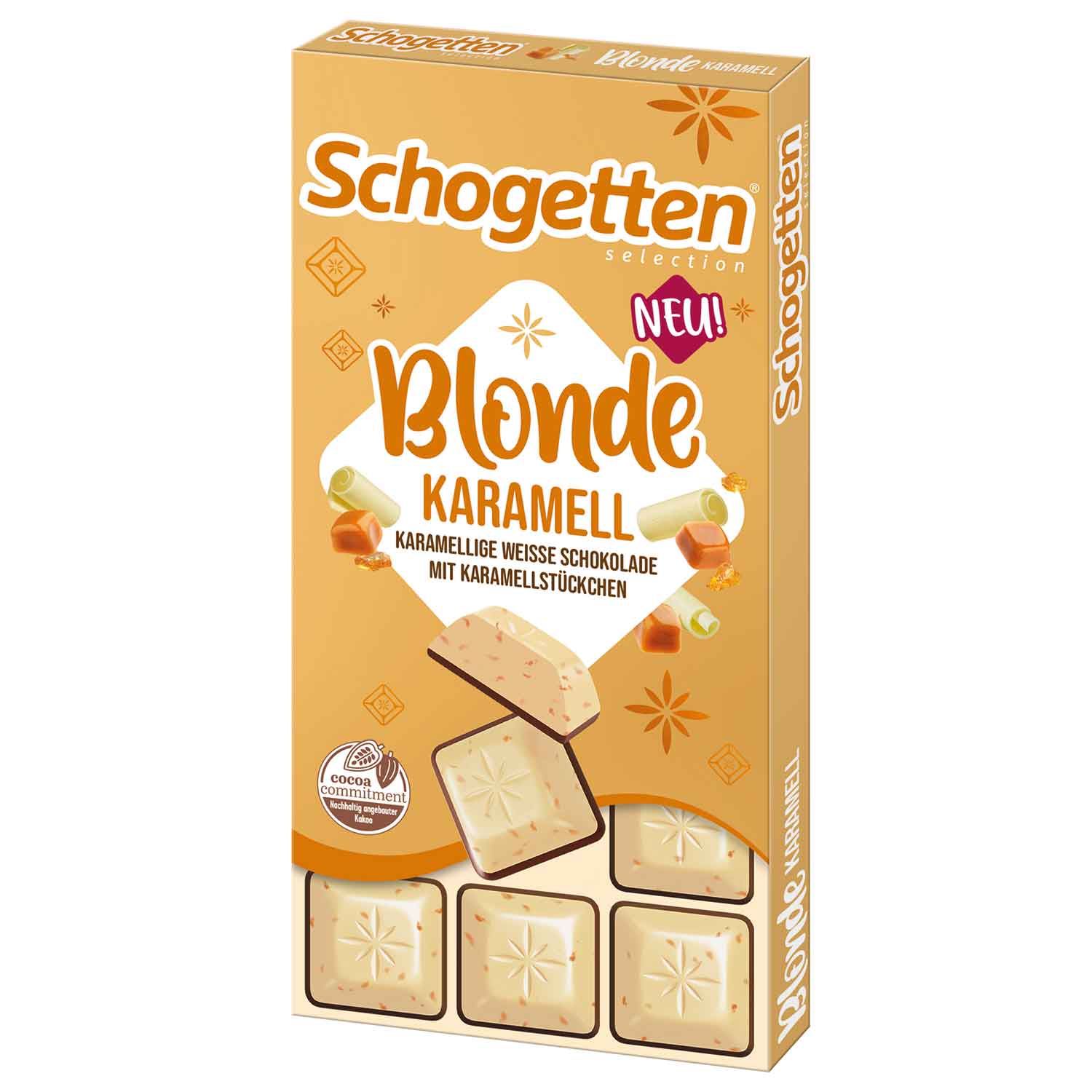 Schogetten Blonde Karamell 100g - Snack Shark