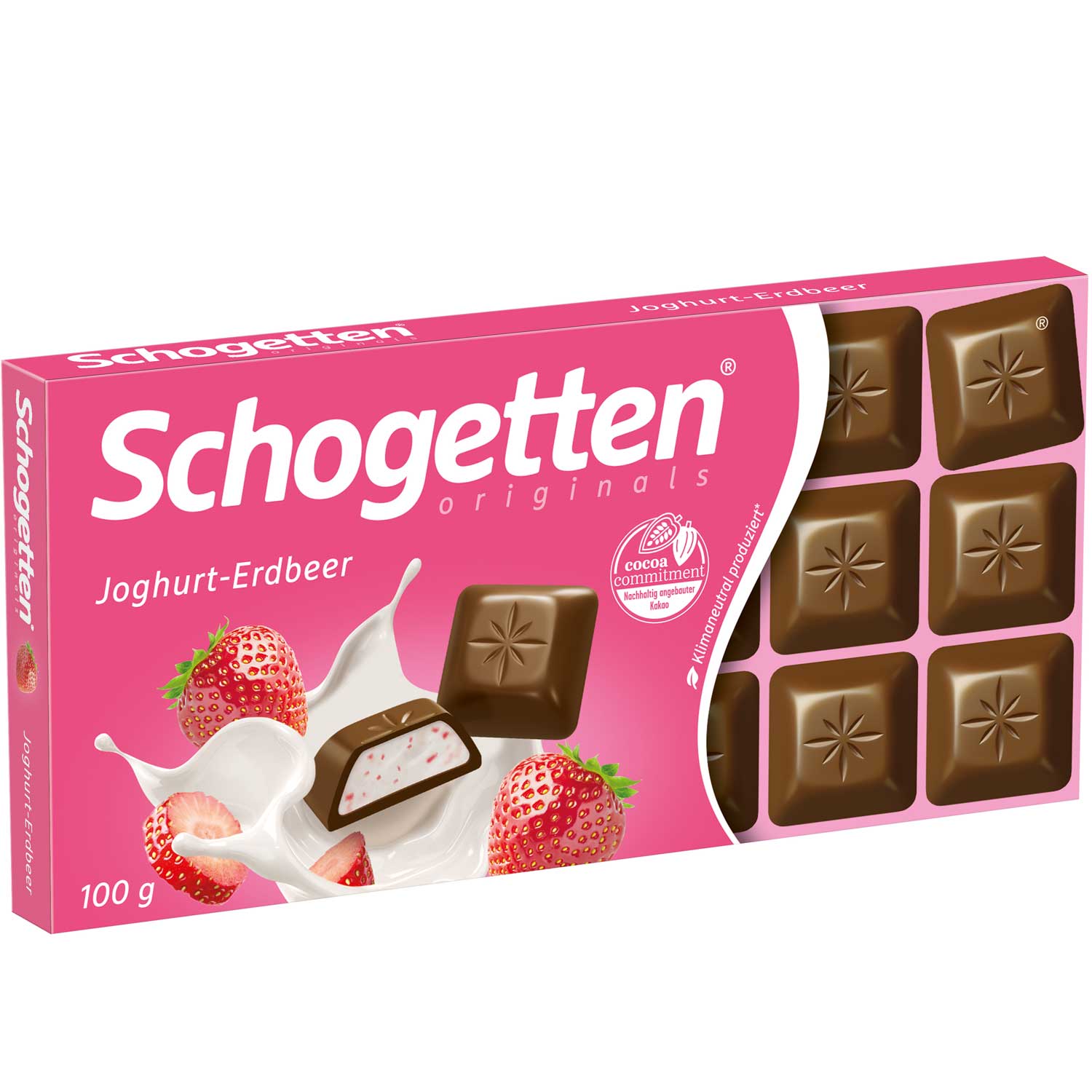 Schogetten Joghurt - Erdbeer 100g - Snack Shark