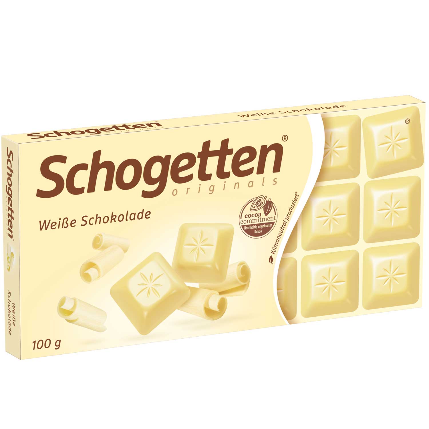 Schogetten Weiße Schokolade 100g - Snack Shark