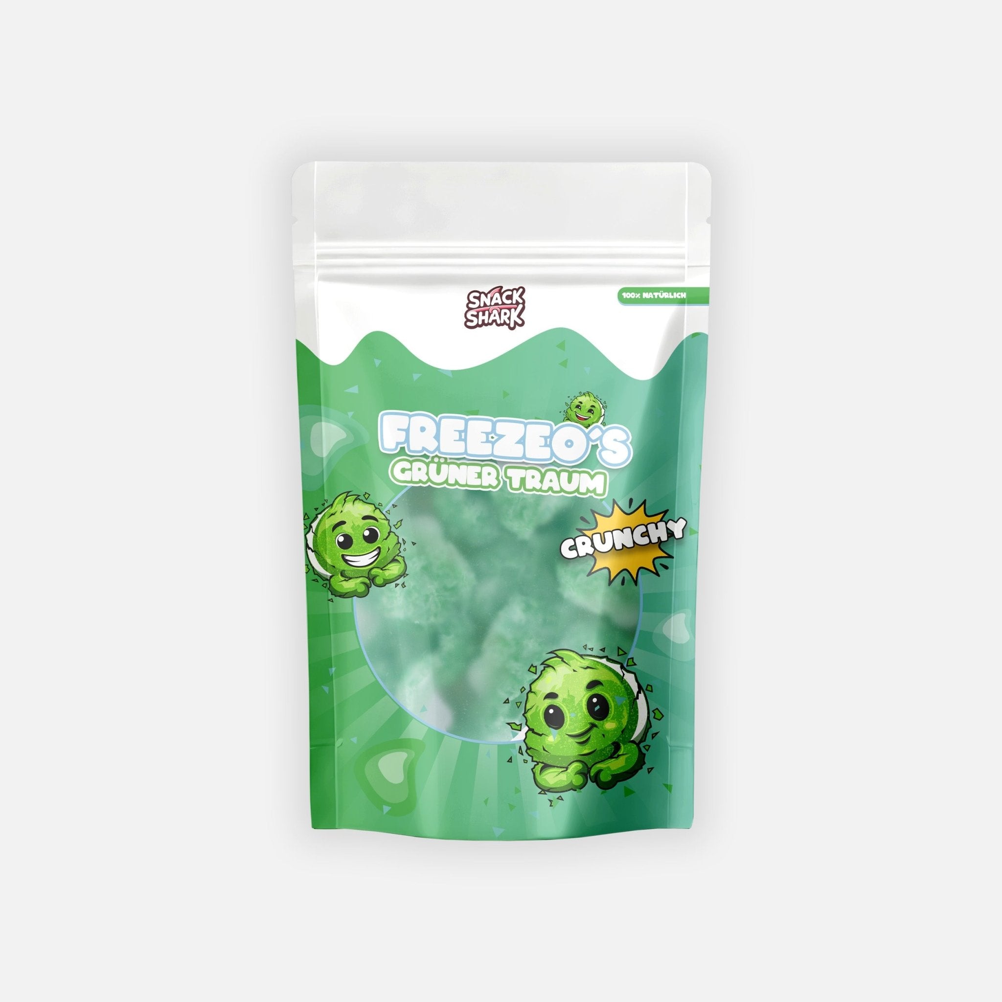 SNACKSHARK Freezeo’s Grüner Traum 40 g - Snack Shark