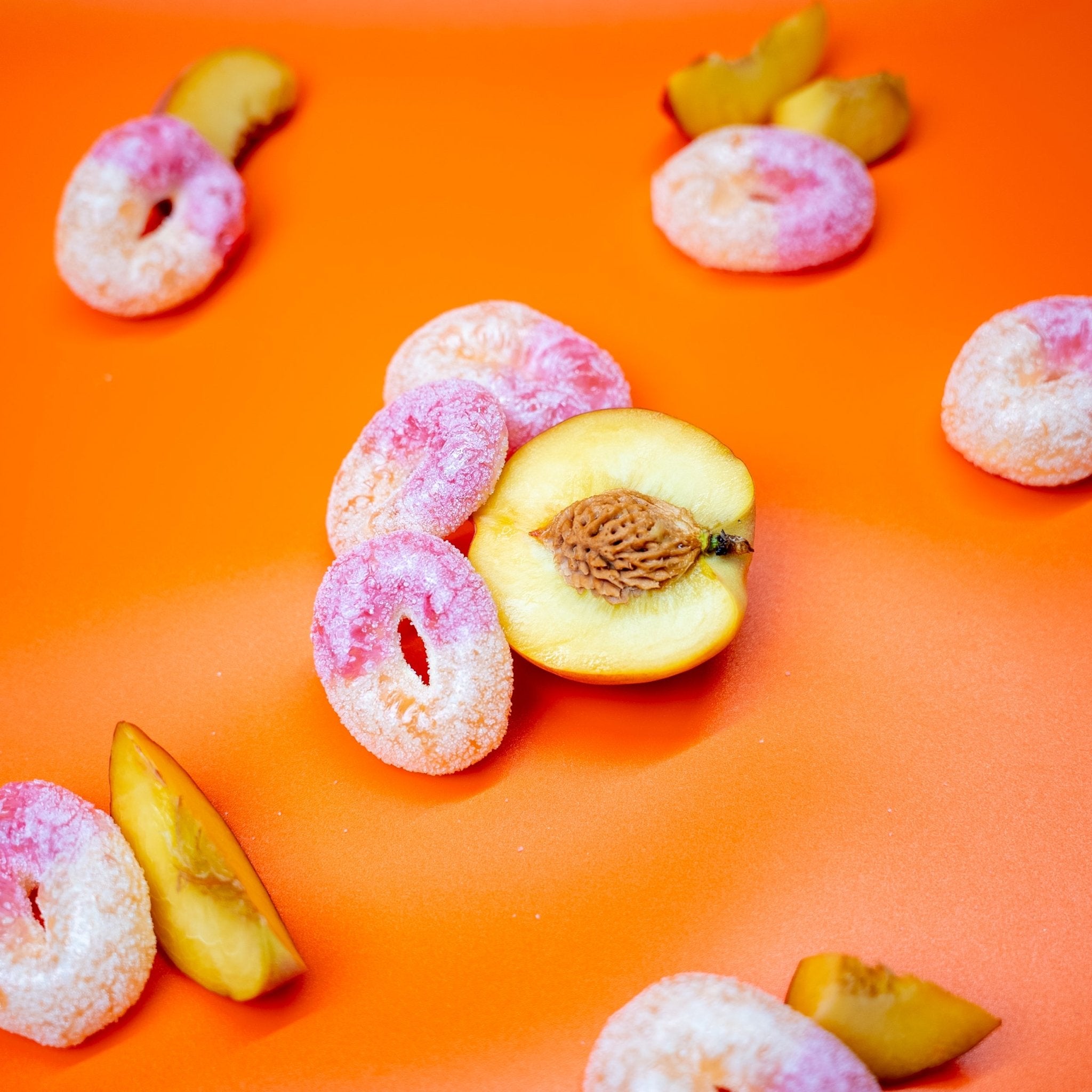 SNACKSHARK Freezeo´s Peach Ringe 40g - Snack Shark
