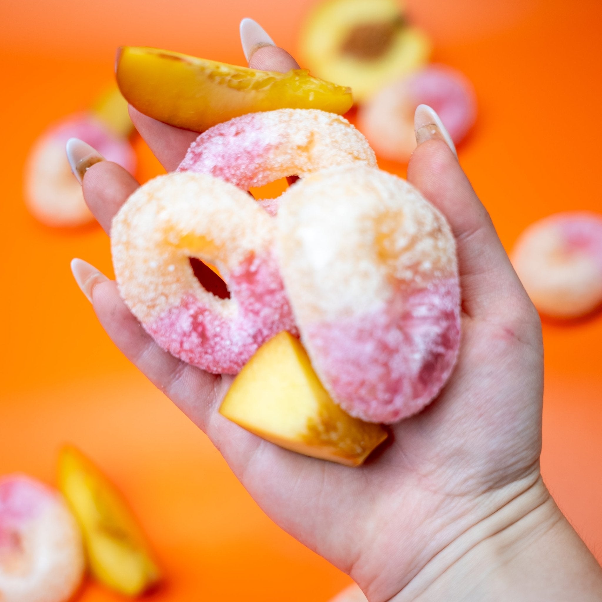 SNACKSHARK Freezeo´s Peach Ringe 40g - Snack Shark