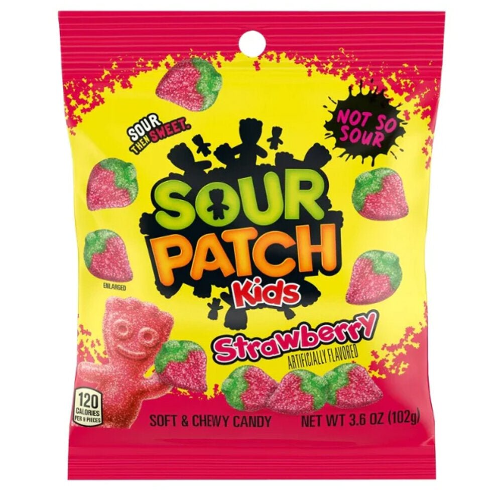 Sour Patch Kids Strawberry 102g - Snack Shark