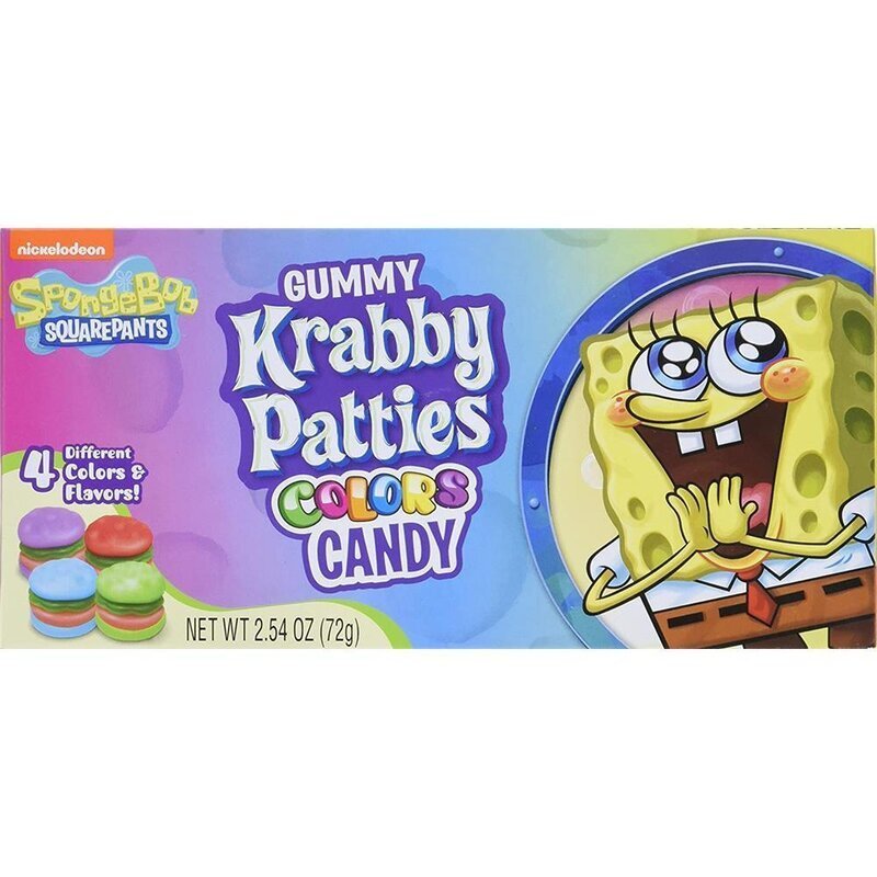 Spongebob Squarepants - Krabby Patties - Colors Candy 72g - Snack Shark