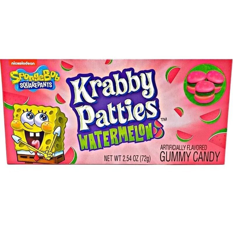 Spongebob Squarepants - Krabby Patties - Watermelon 72g - Snack Shark