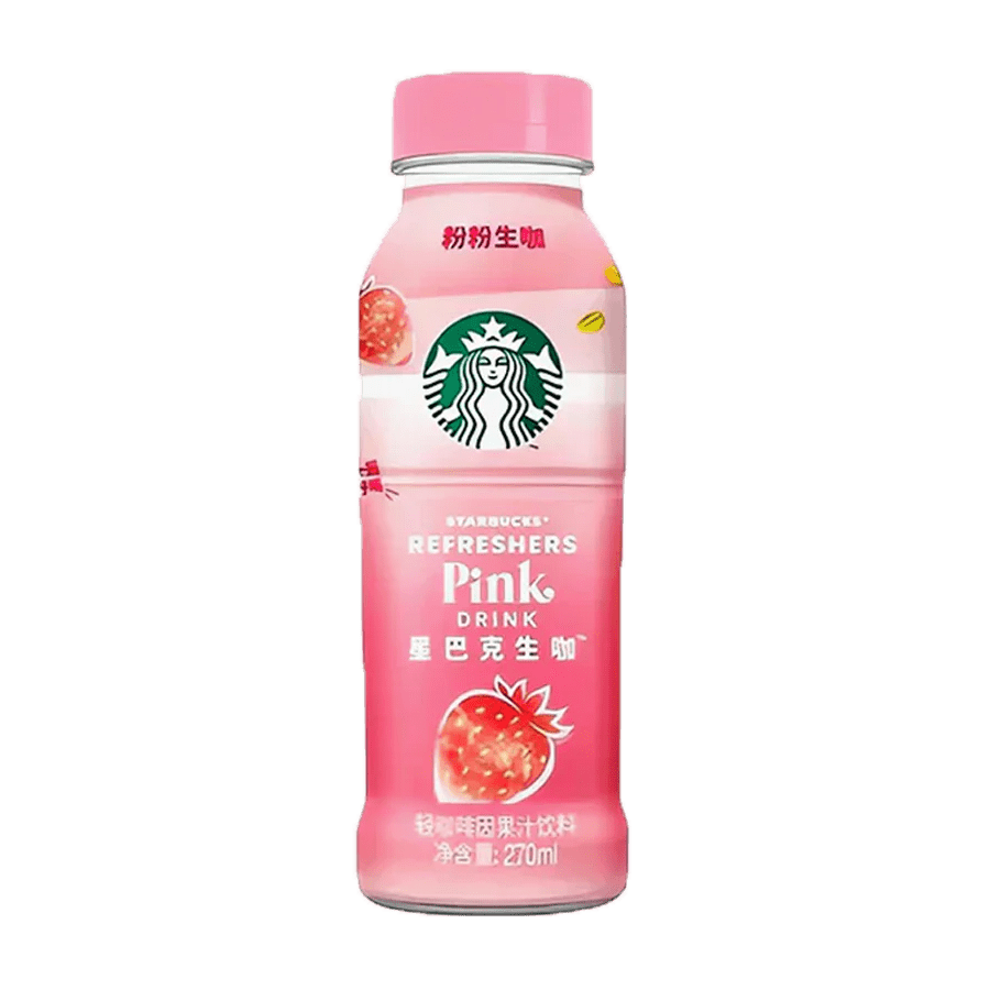 Starbucks Refresher Pink Drink Strawberry - 270ml - inkl. Pfand - Snack Shark