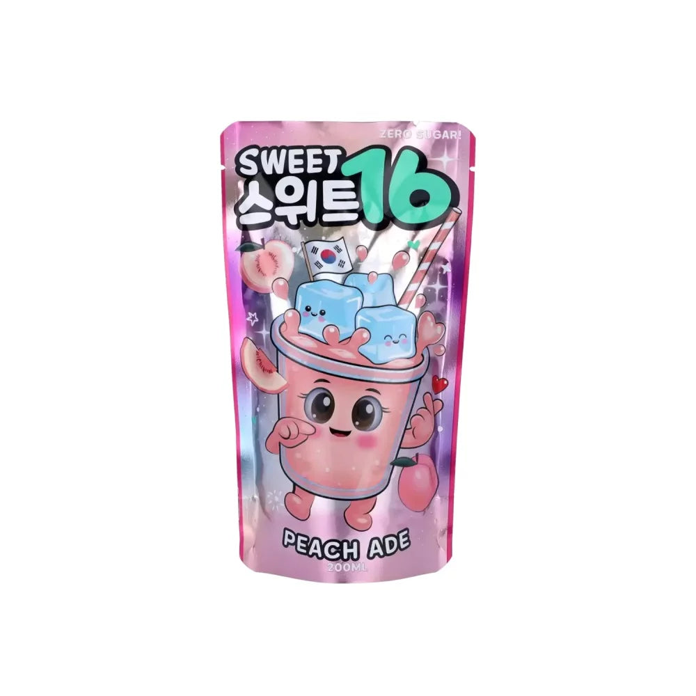 Sweet16 Peach Ade Zero Drink