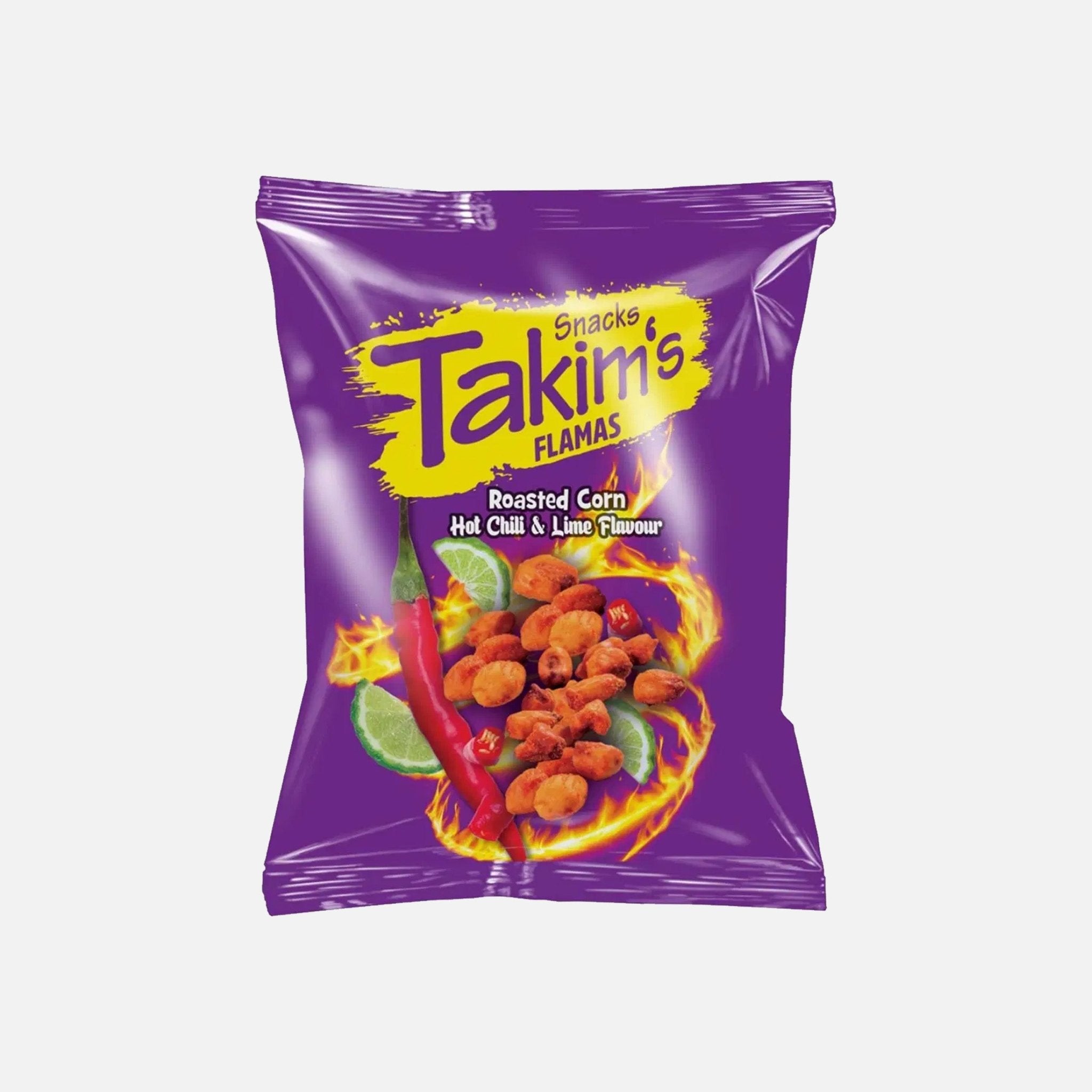 Takim's Roasted Corn Hot Chili & Lime 100g - Snack Shark