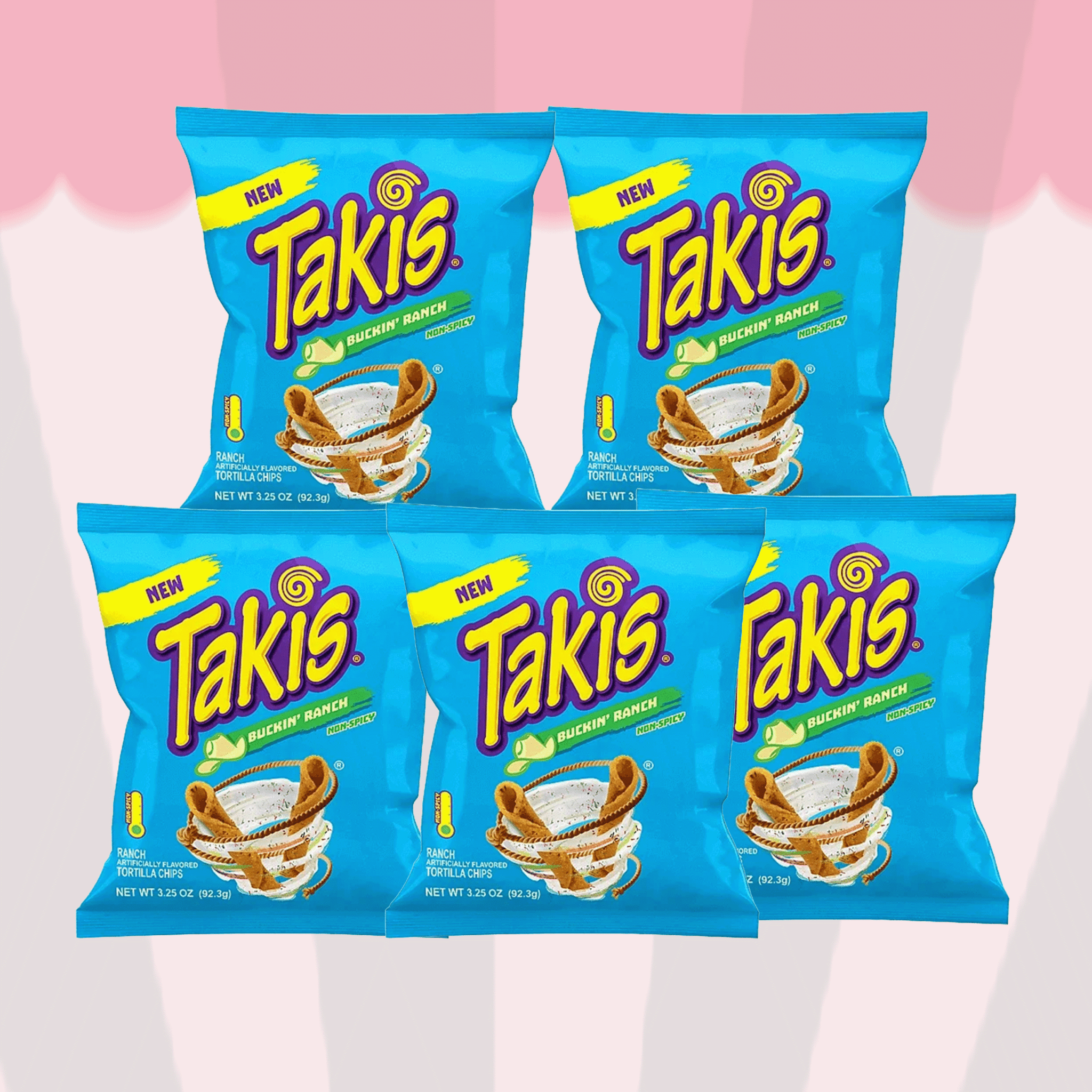 Takis Buckin' Ranch Bundle (5 x 92,3g) - Snack Shark