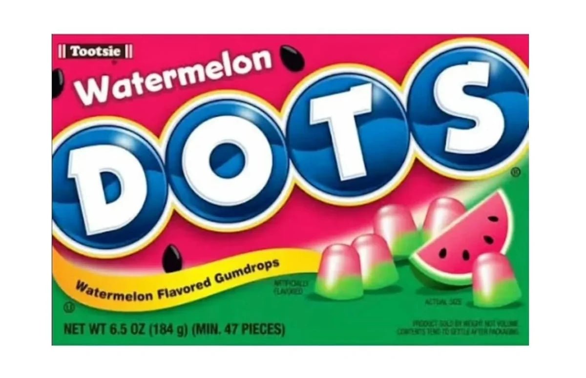 Tootsie Dots Watermelon 184g - Snack Shark