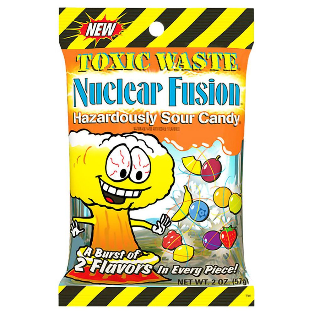 Toxic Waste Nuclear Fusion Sour Candy 57g - Snack Shark